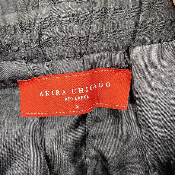 Akira Chicago Skirt Sz S Black Burnout Chiffon Lined Pleated Flare Lightweight - Picture 10 of 10